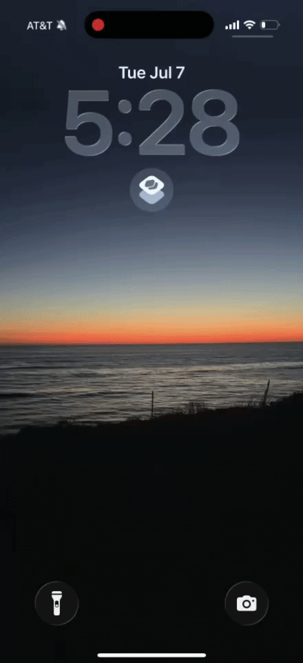 Adding a task straight from the iPhone Lock Screen, without opening the app